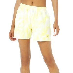 ALO YOGA tie dye gym short S